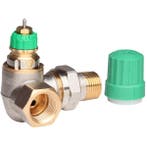 Danfoss RA-DV thermostaatkraan 1/2 dubbelhaaks links, Verzenden, Nieuw