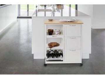 Lifa Living Keukentrolley Sophie - Serveerwagen - Wieltjes -, Huis en Inrichting, Verzenden, Nieuw