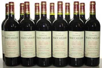 2003 Château Maucaillou - Moulis Cru Bourgeois - 12 Flessen, Nieuw