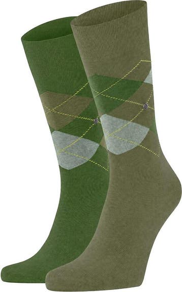 Burlington Everyday 2-Pack Groen 7656 maat 40-46 Heren, Verzenden, Nieuw, Burlington