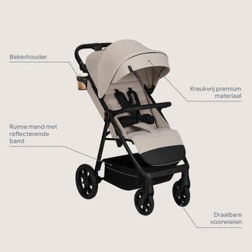 Lionelo Iva - Wandelwagen & Buggy Premium - 6 maanden 4 jaar, Ophalen of Verzenden, Nieuw in verpakking
