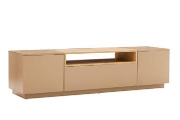 TV-bord LOFT 160 cm naturel grijsbeige - 47812, Ophalen of Verzenden, Nieuw