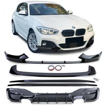 Bodykit BMW 1 Serie F20 / F21 Facelift M-Pakket Glans Zwart, Ophalen of Verzenden, Nieuw