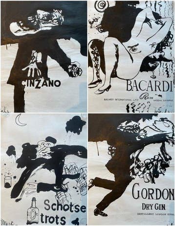 Anton Martineau (1926-2017) - Cinzano; Bacardi; Schotse