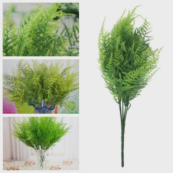 Kunst Asparagus Varen - 7 Takken Kunstplant voor Decoratie, Huis en Inrichting, Verzenden