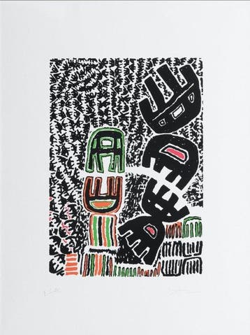 Giuseppe Capogrossi (1900-1972) - Opale N°9, Antiek en Kunst