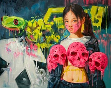 Vera Kora (XX-XXI) - Cyber dolcezza, Antiek en Kunst, Kunst | Schilderijen | Modern