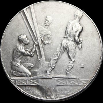 Frankrijk. 1900- París la Torre Eiffel medal c. 1900-