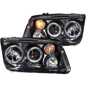 ANZO 1999-2005 Volkswagen Jetta Projector Headlights w/ Halo, Ophalen of Verzenden, Nieuw