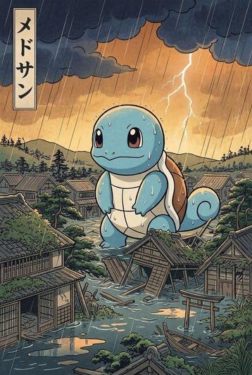 MEDSAN - Kaiju Carapuce - Pokemon () - UNIQUE WORK