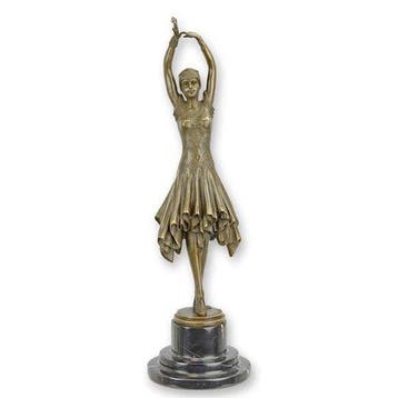 sculptuur, After Demetre Chiparus (1886–1947) – Miss Kita