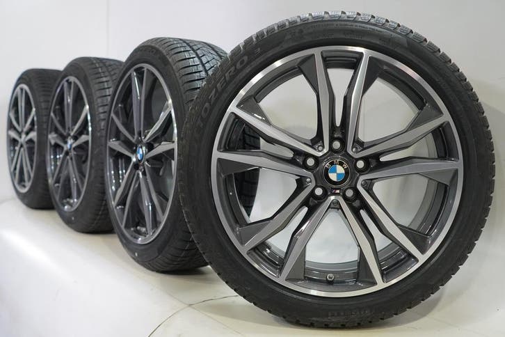 BMW X1 F48 X2 F39 715M 19 inch velgen Pirelli Runflat Winter, Auto-onderdelen, Banden en Velgen, Velg(en), Gebruikt, 19 inch, Winterbanden