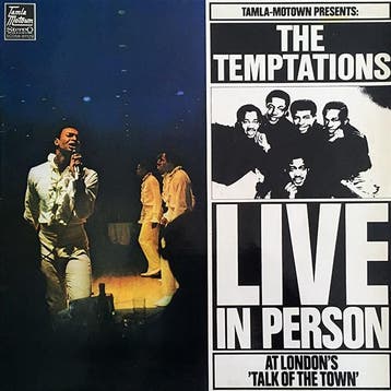 Temptations, The - Live In Person At Londons Talk Of Town, Cd's en Dvd's, Ophalen of Verzenden, Zo goed als nieuw