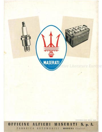 1949 MASERATI PROGRAMMA BROCHURE ITALIAANS, Nieuw, Author
