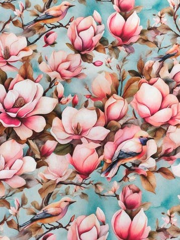 3,00 x 3,00 meter TexStilArt - Magnolia Song - Exclusief