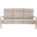 Ohio 3 zits-loungebank - creme, Huis en Inrichting, Stoelen, Ophalen of Verzenden, Nieuw
