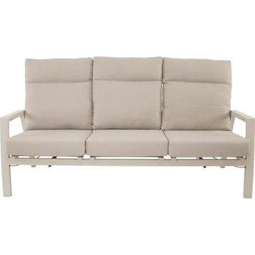 Ohio 3 zits-loungebank - creme, Ophalen of Verzenden, Nieuw