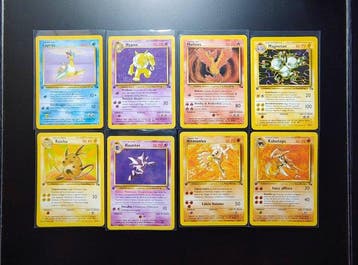 Pokémon - 8 Card - Tutti Rari ed in Prima Edizione :, Hobby en Vrije tijd, Verzamelkaartspellen | Pokémon, Nieuw