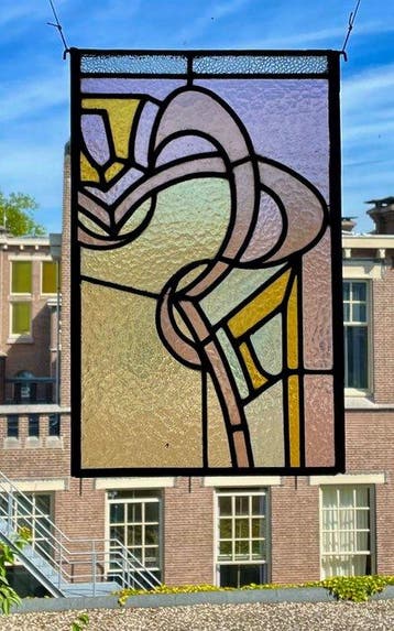 Glas-in-loodraam - 1930-1940