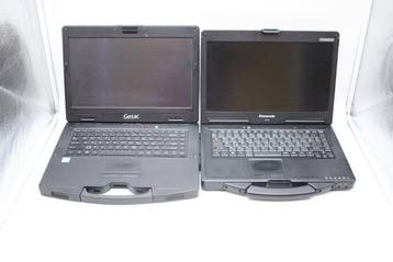 Lot of 2 Ultra rugged notebooks Panasonic CF-53 & Getac S410, Spelcomputers en Games, Nieuw
