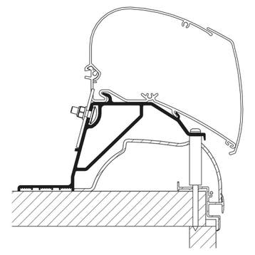 Thule Hobby Caravan Roof Adapter vanaf 2014, Ophalen of Verzenden, Nieuw