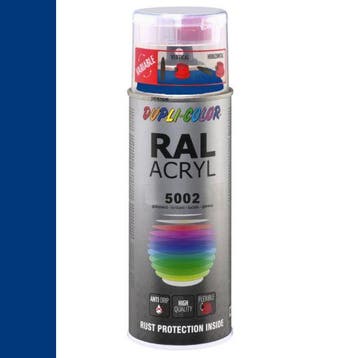 Dupli-Color Ral Acryl Ral 5002 Ultramarijn blauw Hoogglans, Ophalen of Verzenden, Nieuw