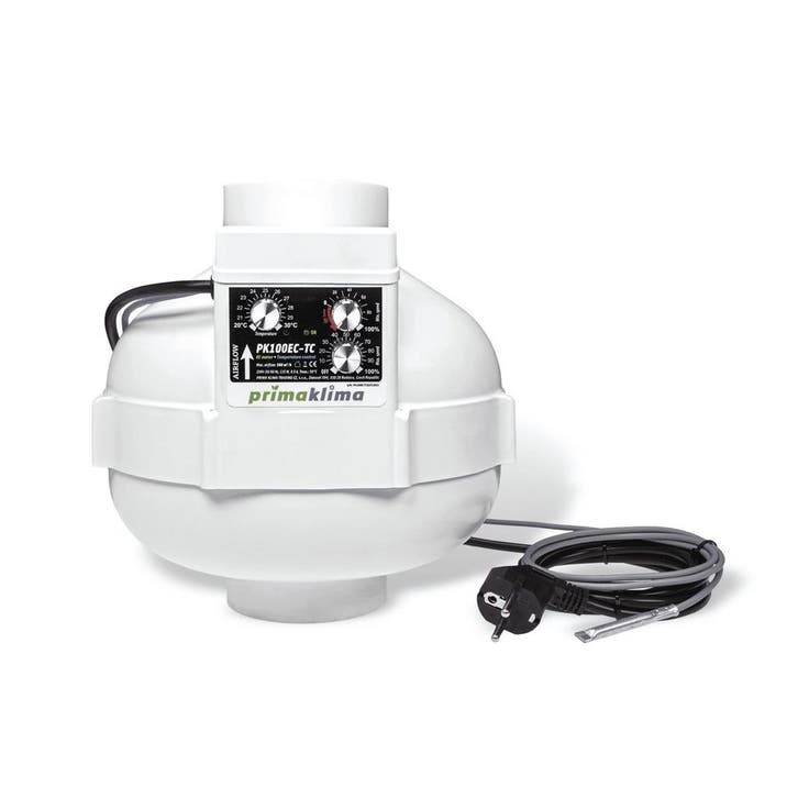 PrimaKlima EC Ø100mm - 580 m3/u - Temp Controller, Witgoed en Apparatuur, Luchtbehandelingsapparatuur, Ophalen of Verzenden