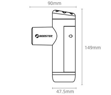 Mini Massage Gun – Percussie Massage Spieren Nek Rug, Sport en Fitness, Massageproducten, Verzenden, Nieuw