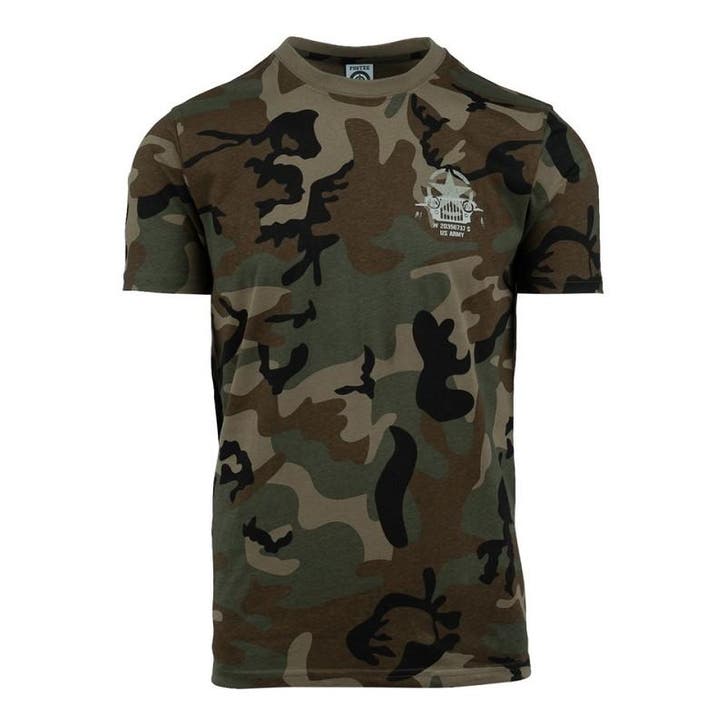 T-shirt Allied Star - Willys Camouflage - Maat XL, Caravans en Kamperen, Kampeeraccessoires, Nieuw, Verzenden