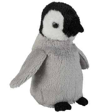 Ravensden pinguïn kuiken knuffel - pluche - grijs - 15 cm, Verzenden, Nieuw