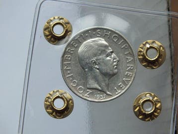 Albanië. Zog I. 1 Frang Ar 1937 (Zonder minimumprijs)