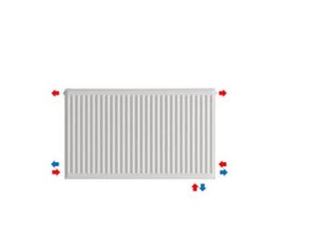 Banio Paneelradiator Type 22 – 60 x 50 cm – 866W – Wit, Ophalen of Verzenden, Nieuw, Bad