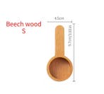 Walnoten Houten Koffieschep – Massief Houten Maatschep, Verzenden, Nieuw