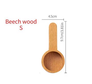 Walnoten Houten Koffieschep – Massief Houten Maatschep, Verzenden, Nieuw