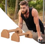 Houten Push-Up Bars – Stevige Standaard voor Thuisfitness, Verzenden, Nieuw