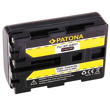 Sony NP-QM51 / FM30 / FM50 / FM70 accu (Patona), Verzenden, Nieuw
