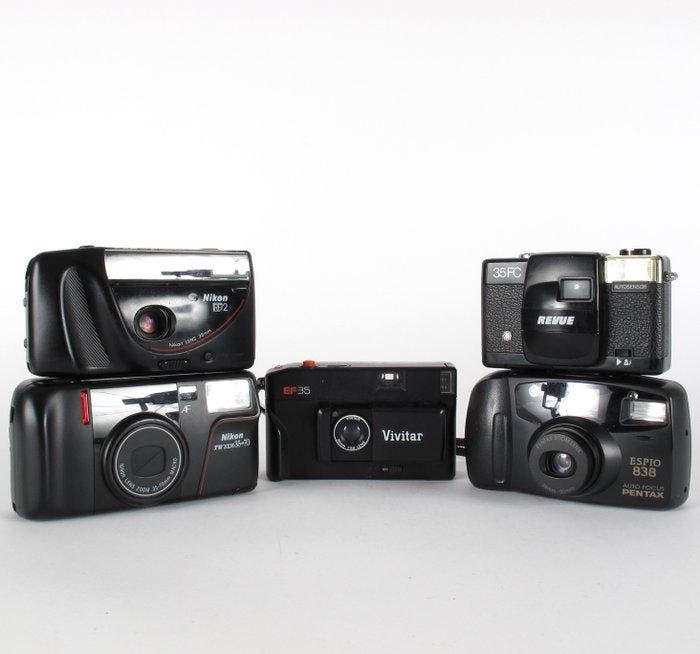 Nikon, Vivitar, Pentax, Revue EF35 / 35FC / TWzoom / RF2 /, Audio, Tv en Foto, Fotocamera's Analoog
