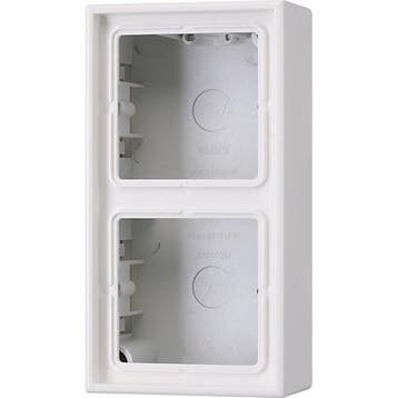 Jung LS990 opbouwdoos Inbouwschakelaar - LS582AWW, Doe-het-zelf en Verbouw, Elektra en Kabels, Verzenden, Nieuw, Overige typen