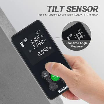 HILDA Laser Afstandsmeter 50M/100M met Rood/Groen Laser, Hoe, Verzenden, Nieuw