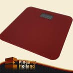 Digitale personenweegschaal in Rood (180kg x 100g), Ophalen of Verzenden, Nieuw, Vloerweegschaal, 100 tot 200 kg