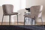 Eetkamerstoel - Madeleine - Donkergrijs - Boucle - Jörn, Huis en Inrichting, Stoelen, Verzenden, Nieuw