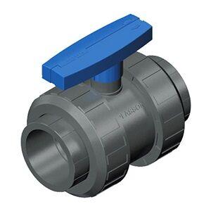 Plasson pvc kogelkraan, inwendig lijm-75 mm, 10 bar, Verzenden, Nieuw