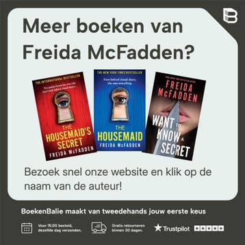 The housemaid is watching / The housemaid series / 3, Verzenden, Zo goed als nieuw, Freida McFadden