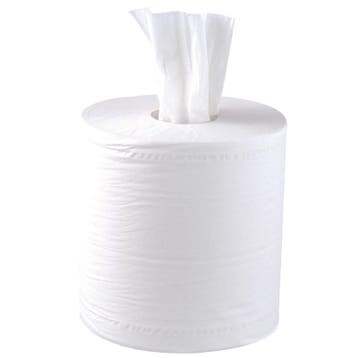 Handdoekrollen Wit | 6 rollen | 2 laags | 18(h) x 18(Ø)cm, Verzenden, Nieuw in verpakking
