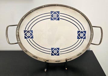 Dienblad - Serveerblad - Presenteerblad - Art Deco -, Antiek en Kunst