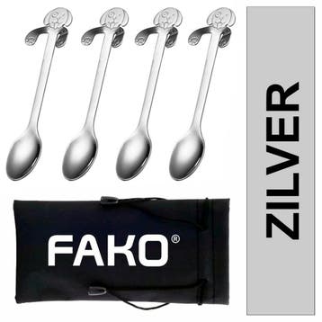Fako Bijoux - Theelepel / Koffielepel Hangende Hond - Zilver, Verzenden, Nieuw