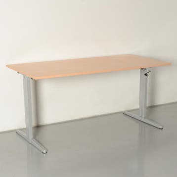Aspa bureau, beuken blad, 160 x80 cm, hoogte verstelbaar, Ophalen of Verzenden, Nieuw