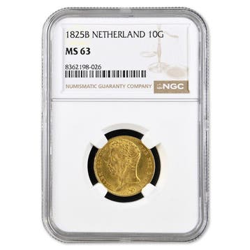 10 Gulden 1825B Willem I, Verzenden