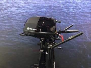 Tohatsu sailpro 6 pk buitenboordmotor, 5 tot 10 pk, Viertaktmotor, Ophalen of Verzenden, Zo goed als nieuw