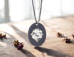 Lange BIBA ball chain en koord Ketting met acryl hanger,..., Ophalen of Verzenden, Nieuw, Bedel